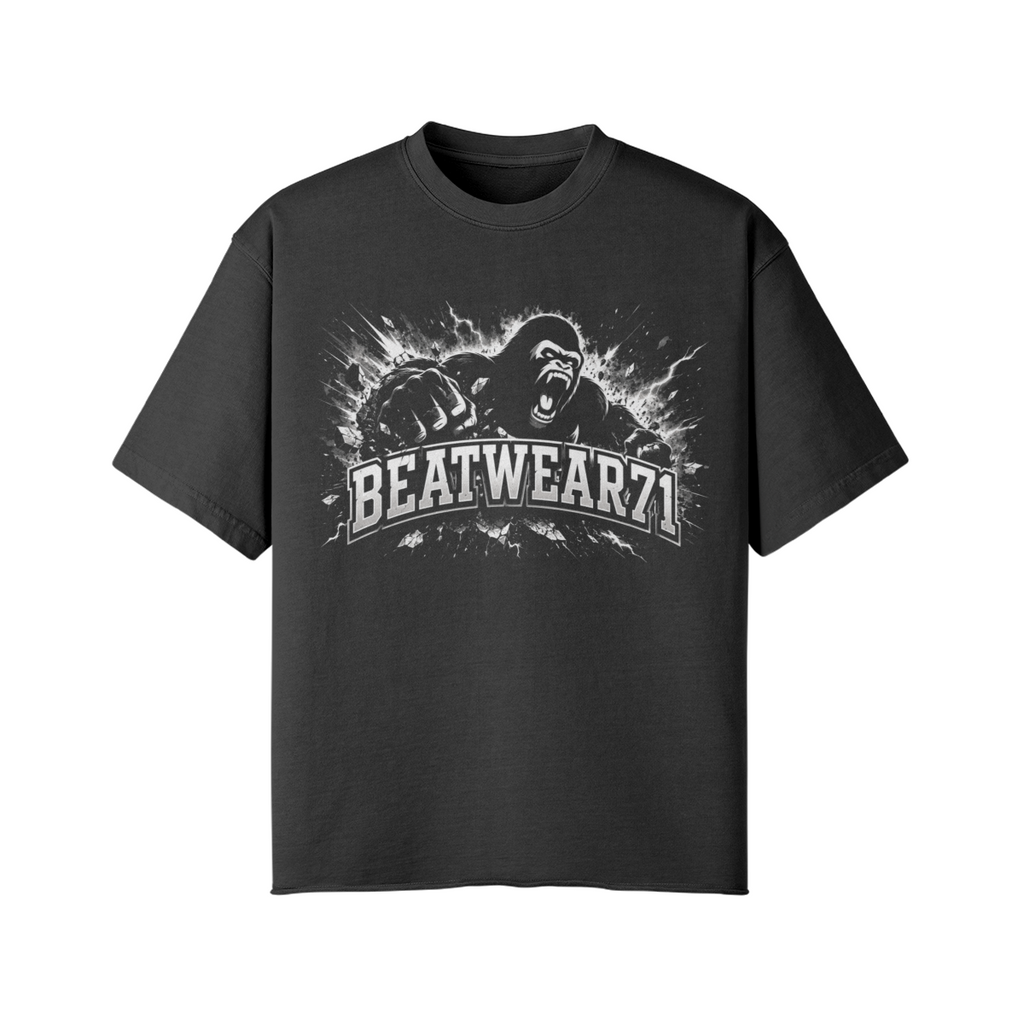 BEATWEAR71 Streetwear T-Shirt schwarzes Urban HipHop Graphic Tee