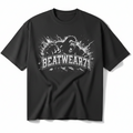 BEATWEAR71 Streetwear T-Shirt schwarzes Urban HipHop Graphic Tee