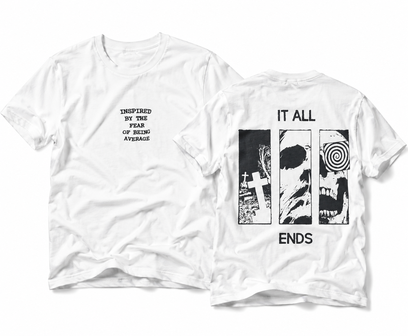 It All Ends – Dark Graphic T-Shirt - Beatwear 71