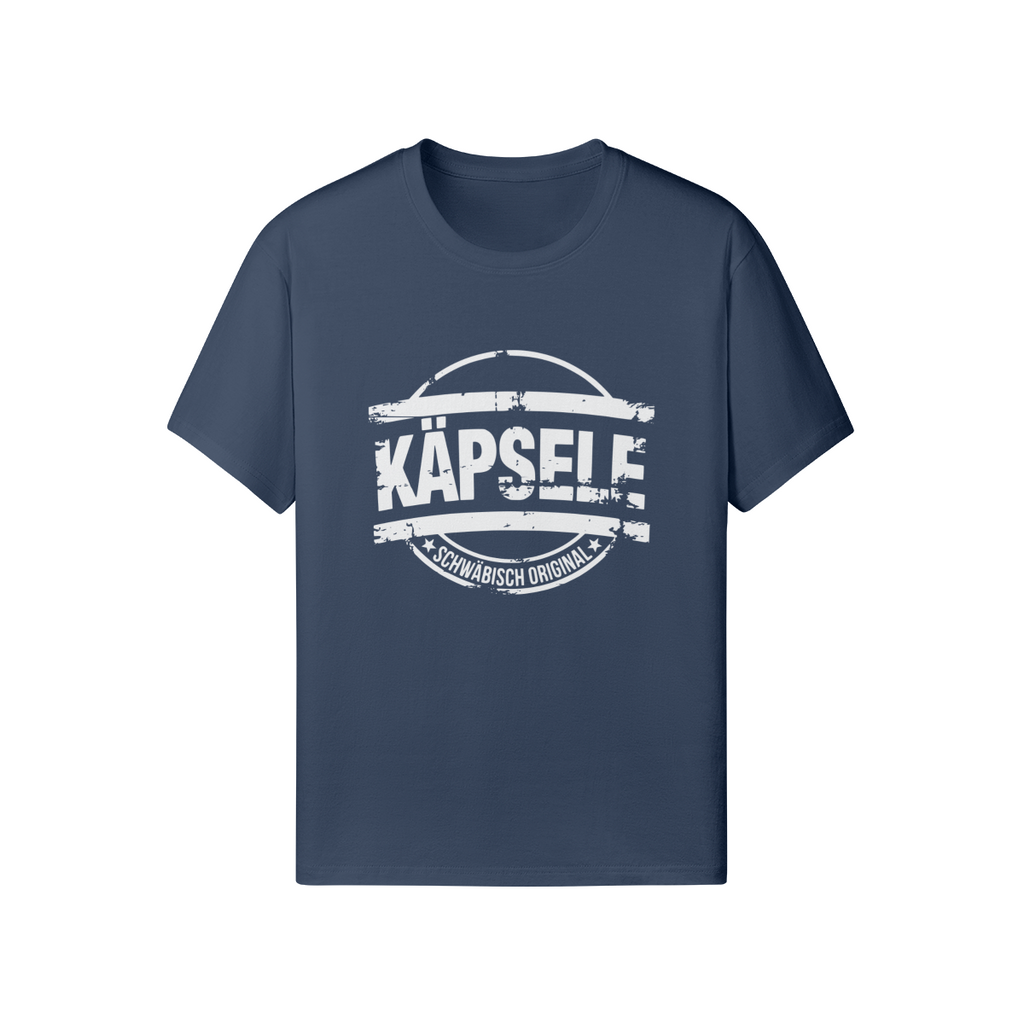 T-Shirt mit Aufdruck "Käpsele - Schwäbisch Original im Stempel-Design
