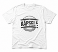 T-Shirt mit Aufdruck "Käpsele - Schwäbisch Original im Stempel-Design
