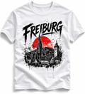 Freiburg Skyline T-Shirt mit Freiburger Münster im urbanen Streetwear Design