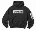 legendary hoodie schwarz oversized graffiti print streetwear hoodie herren damen