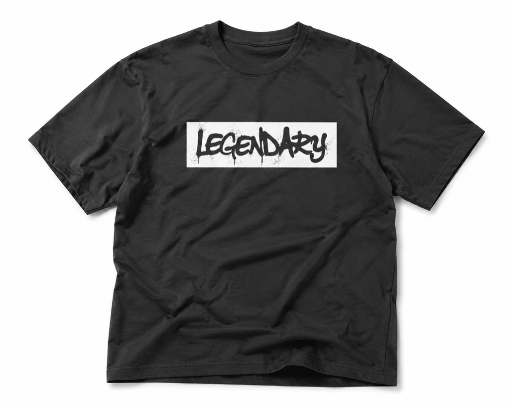 Legendary T Shirt oversized graffiti print streetwear