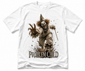 Creepy Horror Clown im Vintage-Streetwear-Tee mit Problem Child Schriftzug