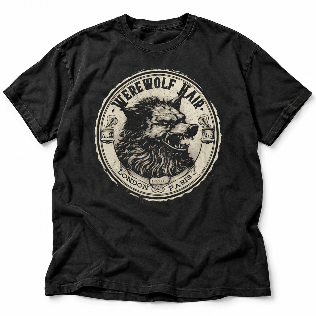 Werewolf Hair T-Shirt – Vintage Wolf Design | Beatwear71