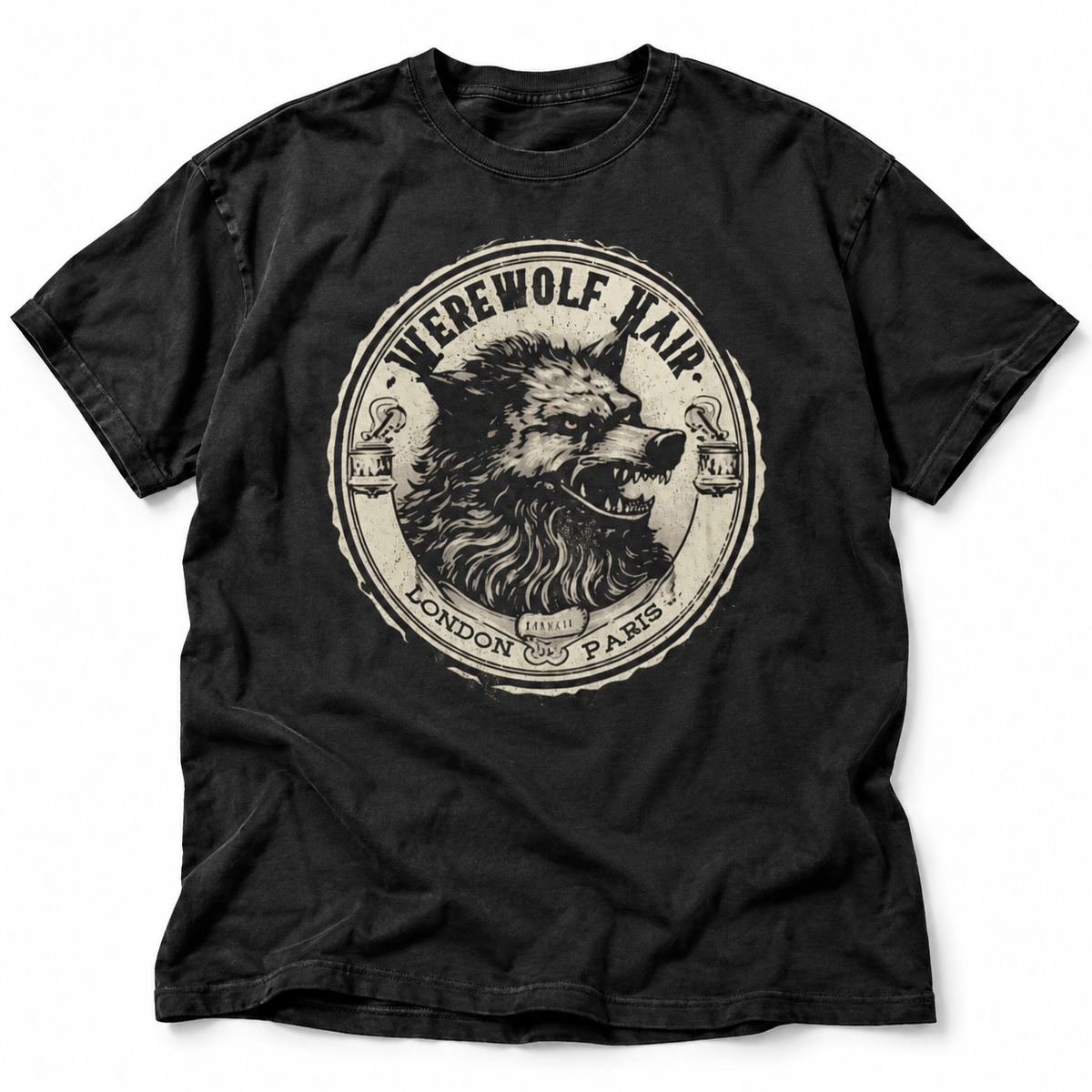 Werewolf Hair T-Shirt – Vintage Wolf Design | Beatwear71