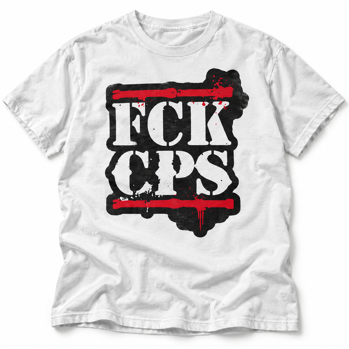 Statement Streetwear T-Shirt „FCKCPS“ – Graphic Print Unisex