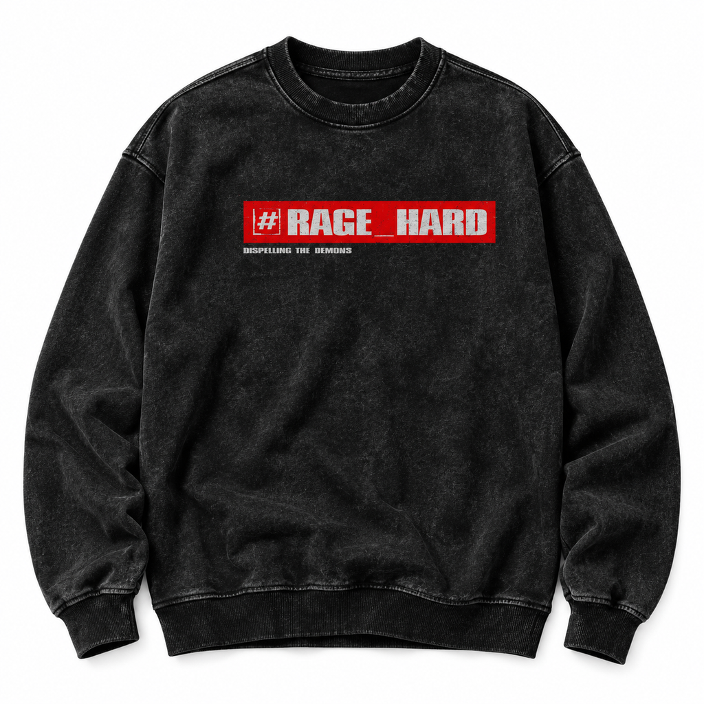 Statement Streetwear Hoodie „Rage Hard“ – Graphic Unisex