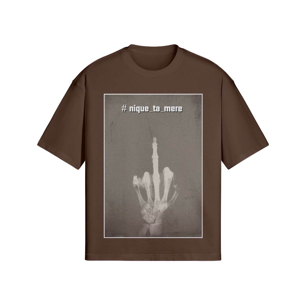 Provokantes Streetwear T-Shirt „F*ck the System“ – Dark Art Unisex - Beatwear 71