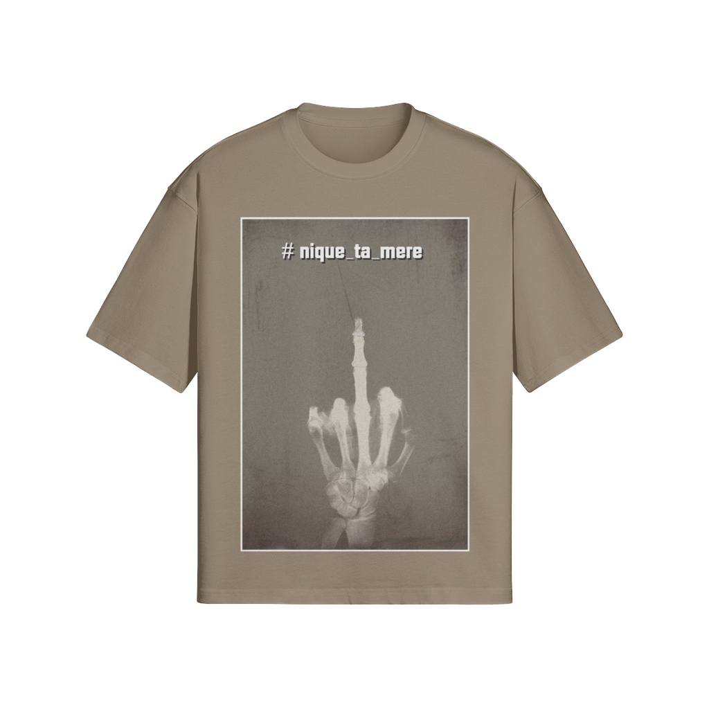 Provokantes Streetwear T-Shirt „F*ck the System“ – Dark Art Unisex - Beatwear 71