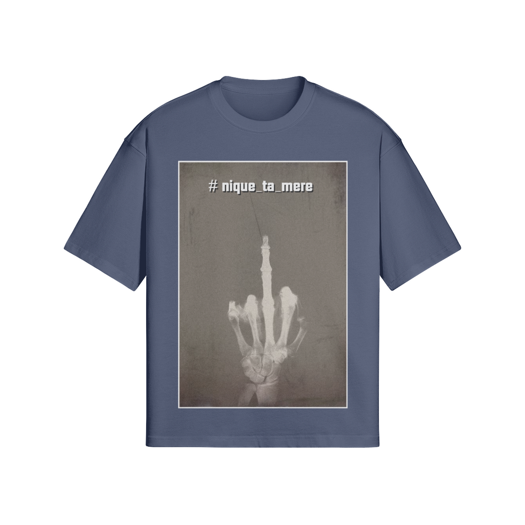 Provokantes Streetwear T-Shirt „F*ck the System“ – Dark Art Unisex - Beatwear 71