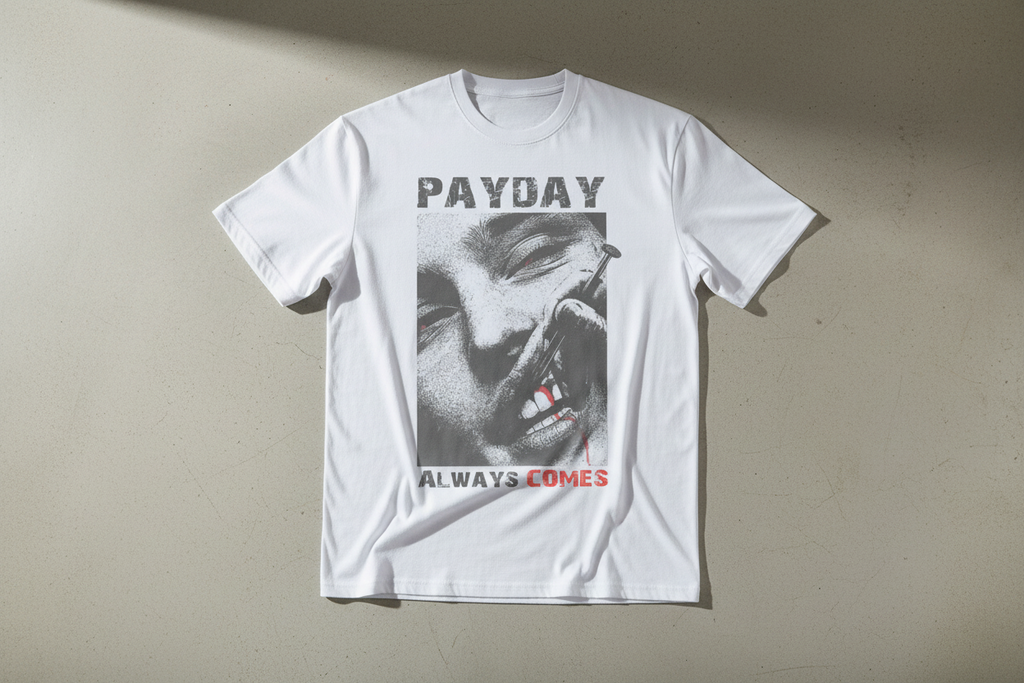 PAYDAY Always Comes – Streetwear T-Shirt mit provokantem Motiv | Urban Graphic Tee - Beatwear 71