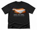 Save The Vinyl T-Shirt mit Wal Motiv im Vintage Retro Stil